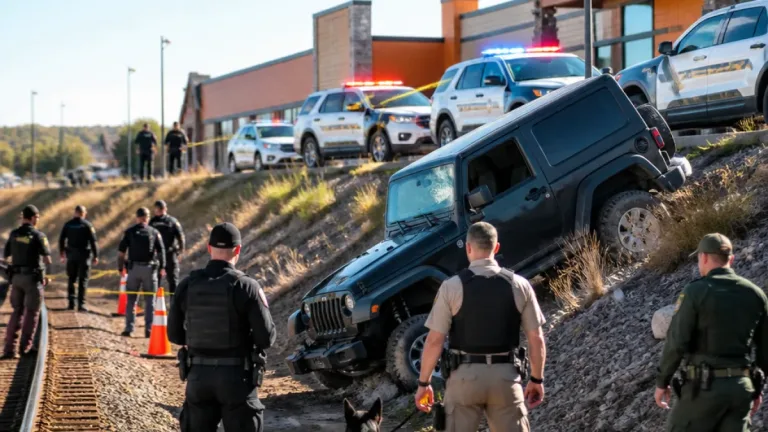 Cheyenne police, county and state troopers arrest two juveniles after stolen Jeep crash