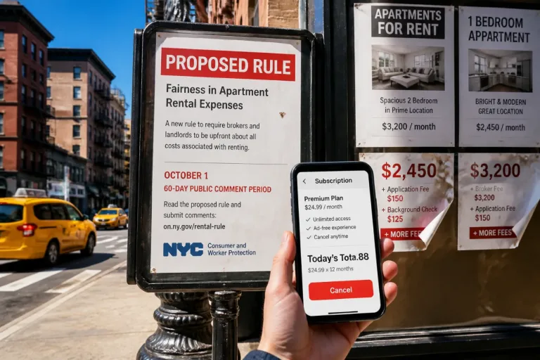 City proposes ban on deceptive subscriptions, orders up-front disclosure of fees
