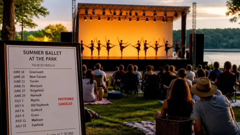 Connecticut Ballet resumes free outdoor 'Ballet Under the Stars' tour with schedule changes