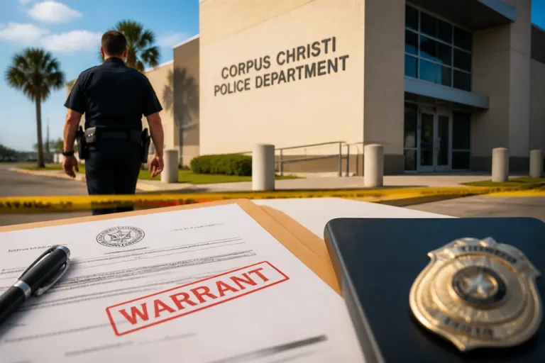 Corpus Christi police officer faces official oppression charge after self-reported workplace incident