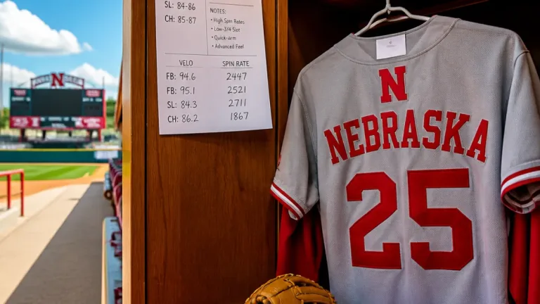 Cubs draft Nebraska right-hander Carson Jasa in third round, project big-armed prospect