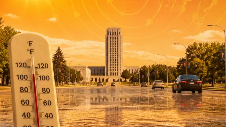Dangerous heat dome will push triple-digit temps across North Dakota and the Plains