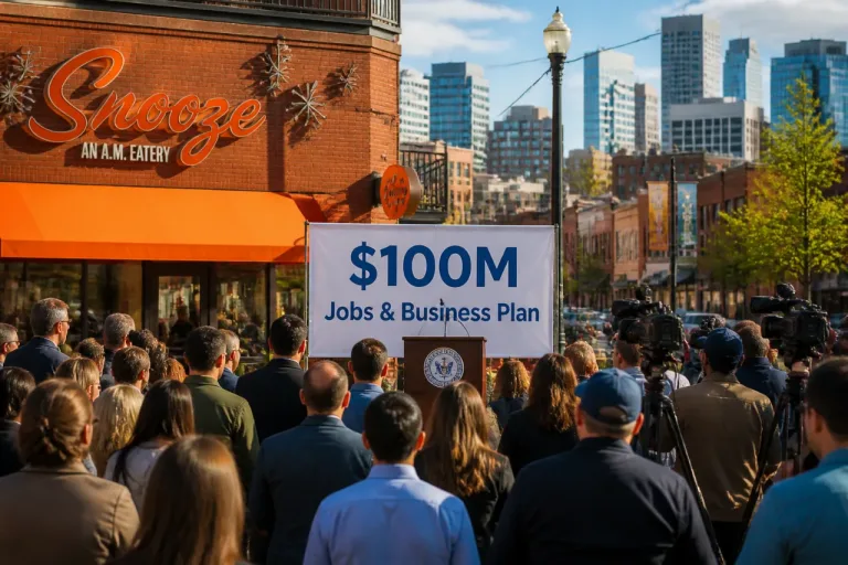 Denver unveils $100 million plan to create jobs and attract businesses