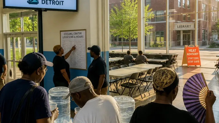 Detroit opens recreation centers and libraries as cooling sites during extreme heat