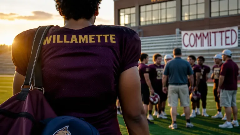 Eugene's Williamette defensive lineman Tripp Johansen commits to Montana State
