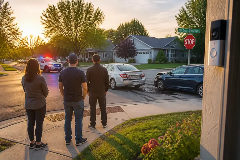 Fargo neighborhood shaken after high-speed chase ends in rear-end collision