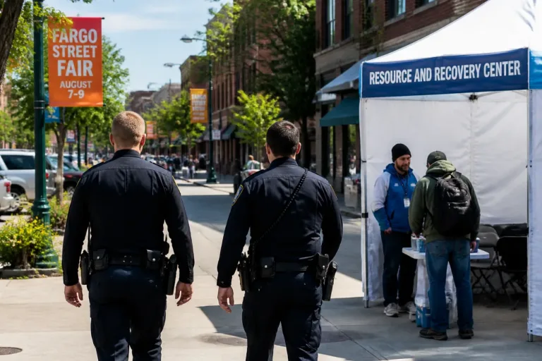 Fargo police boost downtown visibility, coordinate services to address homelessness