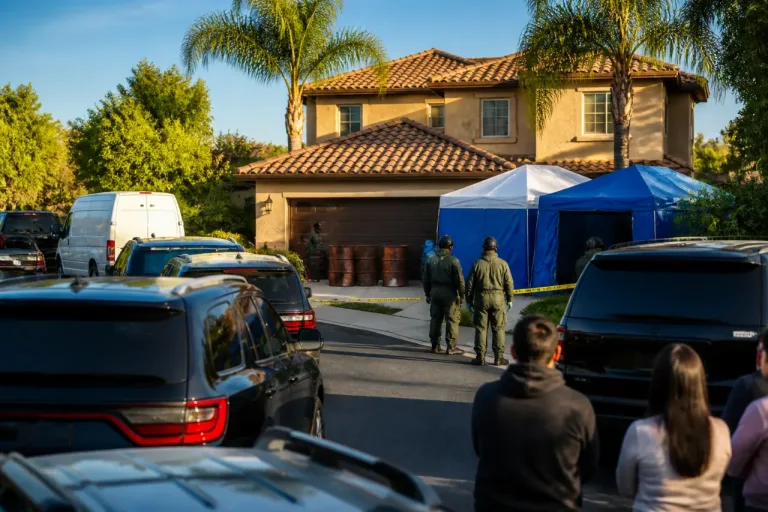 Federal agents, hazmat teams again swarm Irvine home after reported chemical odors