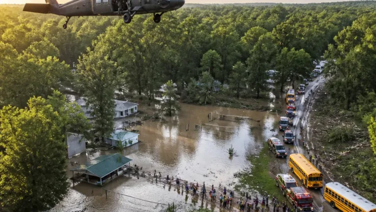 Flash floods in southeast Missouri kill one, force helicopter rescues of more than 200 campers