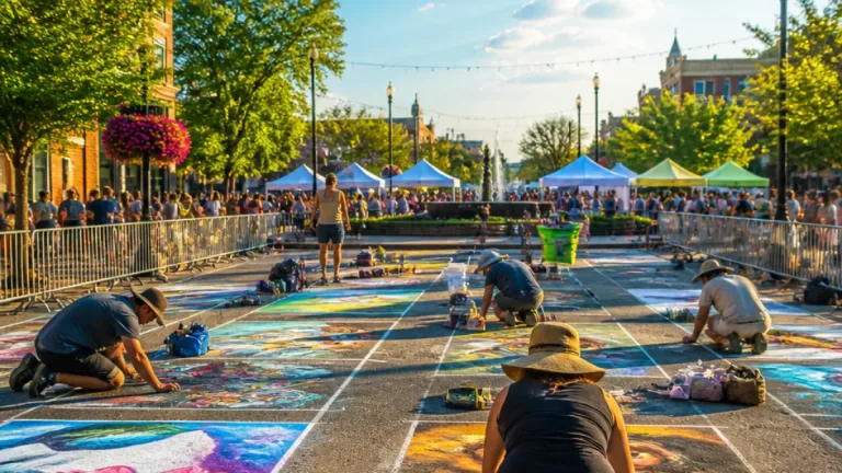 Fort Wayne arts weekend: Chalk Walk returns with massive street gallery, heART in the Park fills Freimann Square