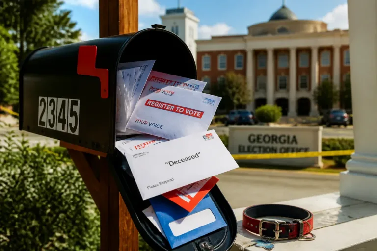 Georgia opens probe after mass voter mailers sent to deceased residents