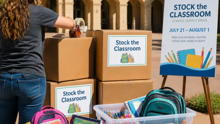 Gilbert asks residents to 'Stock the Classroom' with supplies for local schools