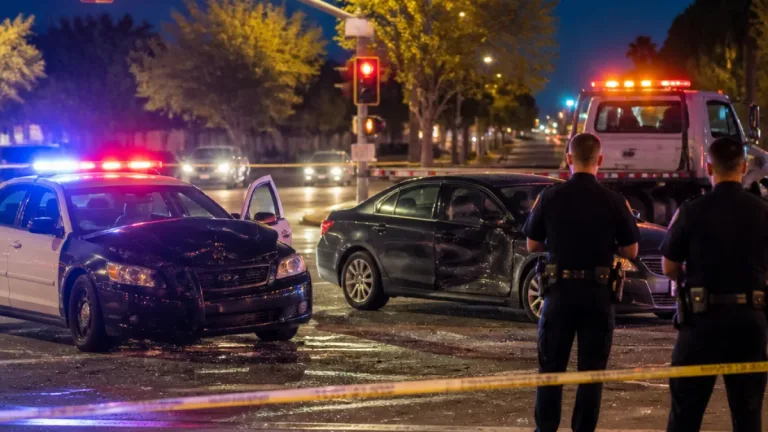 Gilbert traffic stop ends in crash, brief pursuit; two people taken into custody