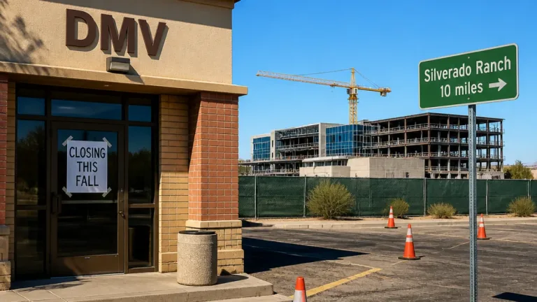 Henderson DMV to close this fall; services move to new Silverado Ranch facility