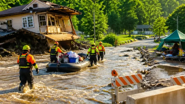 Historic flash floods overwhelm southeast Missouri, one dead and hundreds rescued