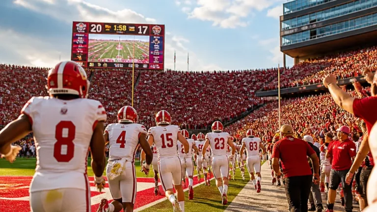 Hoosiers rally in Lincoln: Hoover pass to Marsh lifts No. 7 Indiana to 20-17 victory