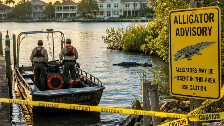 Houston-area Clear Lake under alligator advisory after 13-foot gator removed