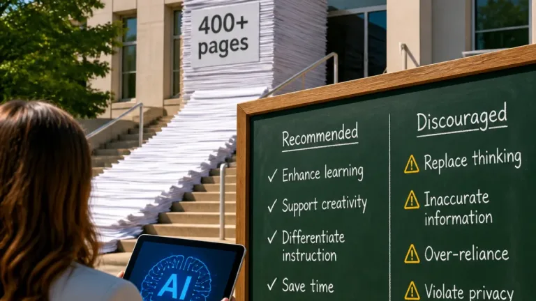 Illinois Board of Education issues 400-page guidance on classroom AI use, stops short of mandates