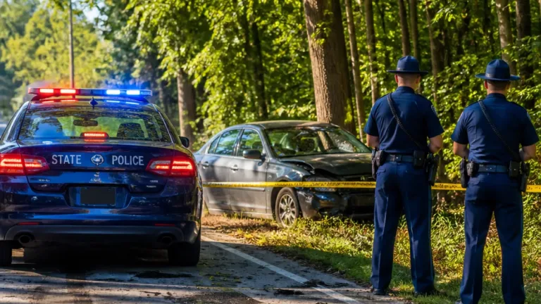Indiana State Police trooper shot in Michigan City after vehicle pursuit; suspect later found dead