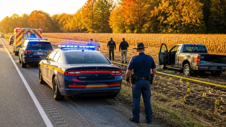 Indiana state trooper seriously wounded in I-94 pursuit; suspect found dead after manhunt
