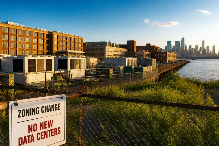 Jersey City bars new standalone data centers in industrial districts