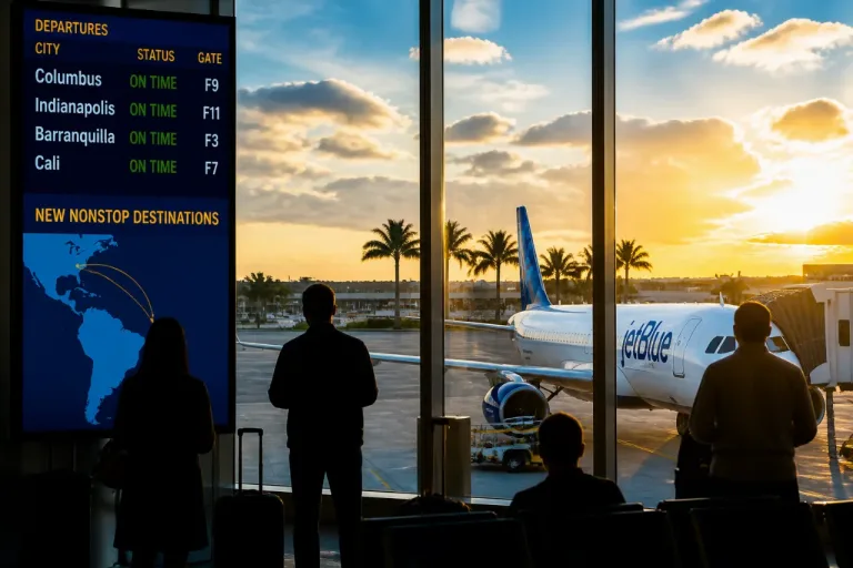 JetBlue Adds 11 New Routes, Boosting Fort Lauderdale's Air Service