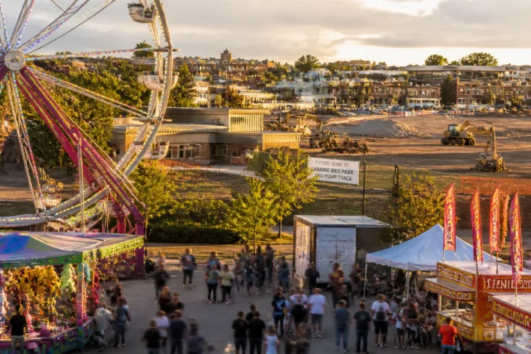 Jubilee Days carnival livens downtown as construction begins on long‑awaited Laramie Bike Park