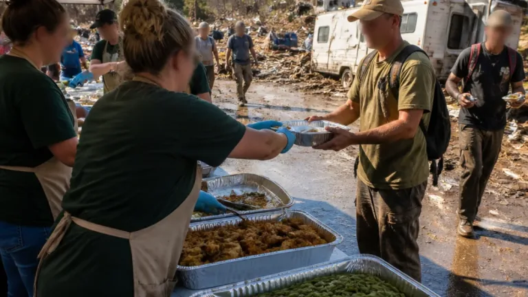 Kansas City volunteers bring hot meals and comfort after Black River 'one-in-a-thousand' flood