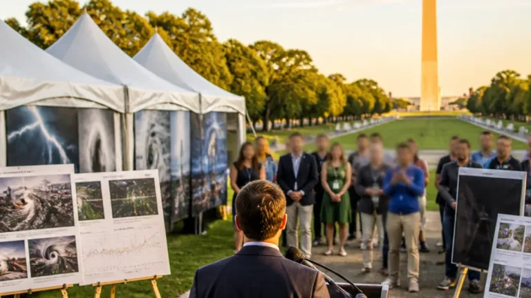 Katrina survivor brings plea for better forecasting, funding to National Mall exhibit