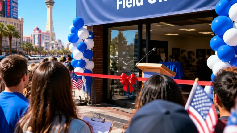Las Vegas field office opens with Newsom, Horsford and Aaron Ford in attendance