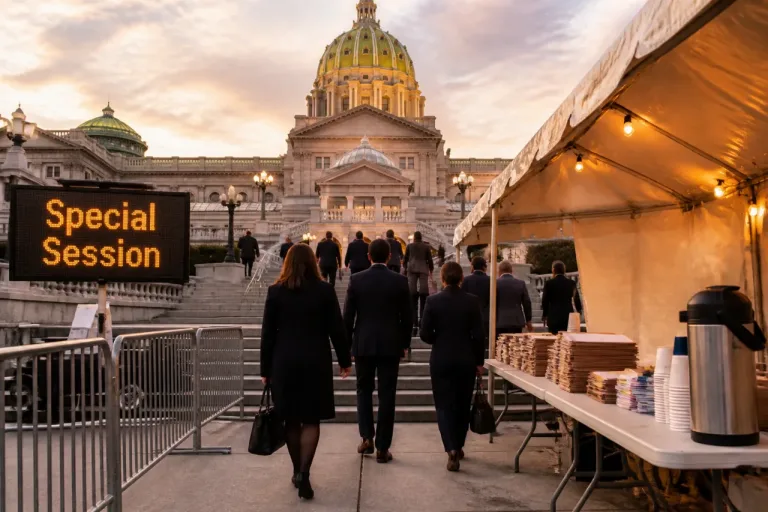 Lawmakers head back to Harrisburg for rare weekend push to finish late state budget