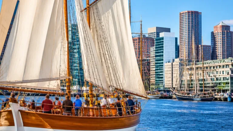 Locally built schooner Ardelle offers hour-long Boston Harbor sails during Sail Boston