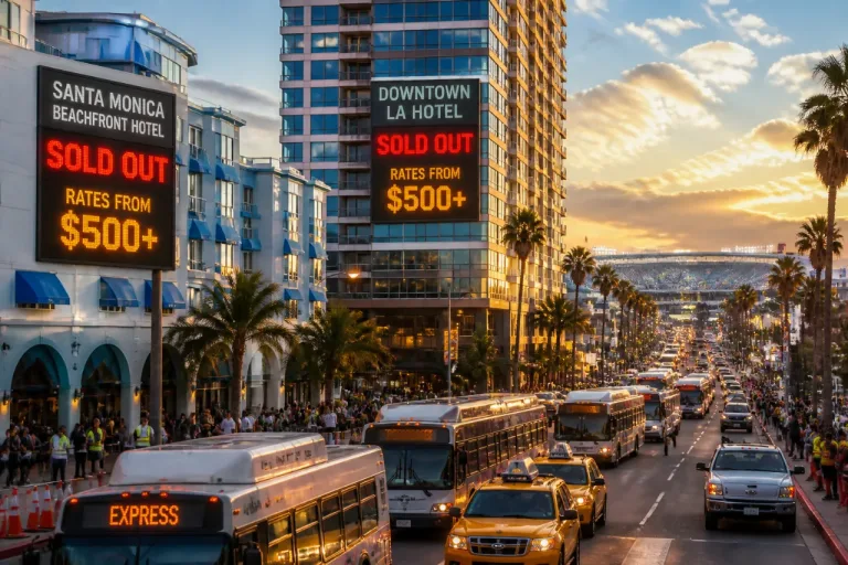 Los Angeles hotels see last-minute World Cup surge, push up rates and occupancy