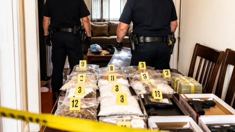Manchester police seize large drug cache, firearms during Spruce Street search; man arrested