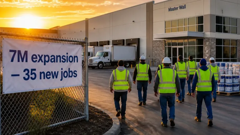 Master Wall establishes Columbus headquarters with $7M expansion, 35 new jobs