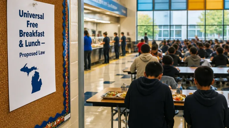 Michigan Senate considers bill to make free school breakfasts and lunches permanent