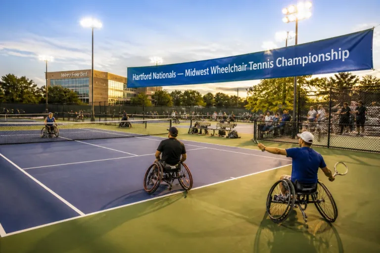 Midwest Wheelchair Tennis Championship draws hundreds to Grand Rapids for Hartford Nationals