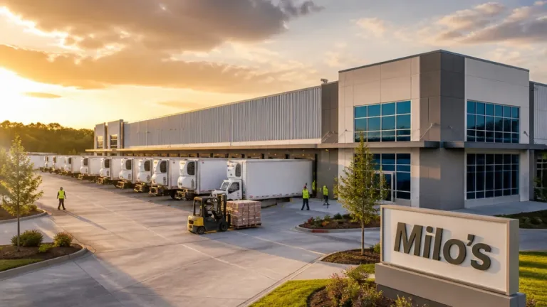 Milo’s opens 150,000‑sq‑ft refrigerated hub near Birmingham, adds about 50 jobs