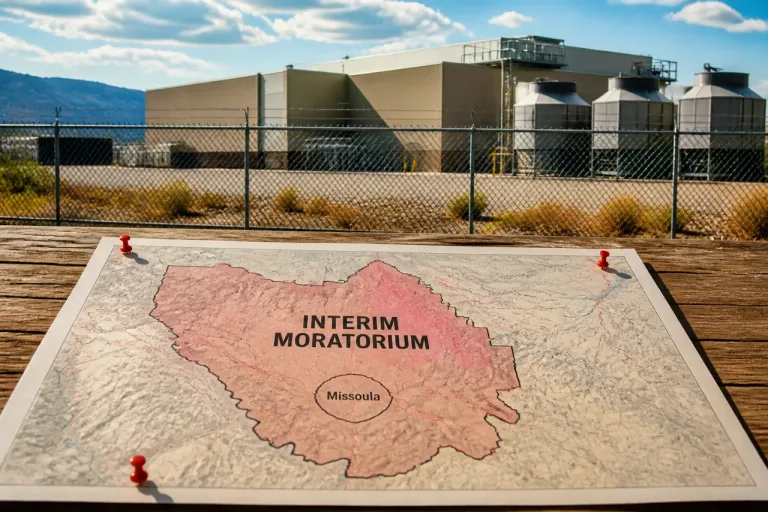 Missoula County imposes temporary moratorium on new and expanded data centers