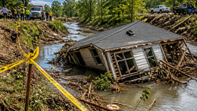 Missouri woman found dead after home washed away as storms lash region