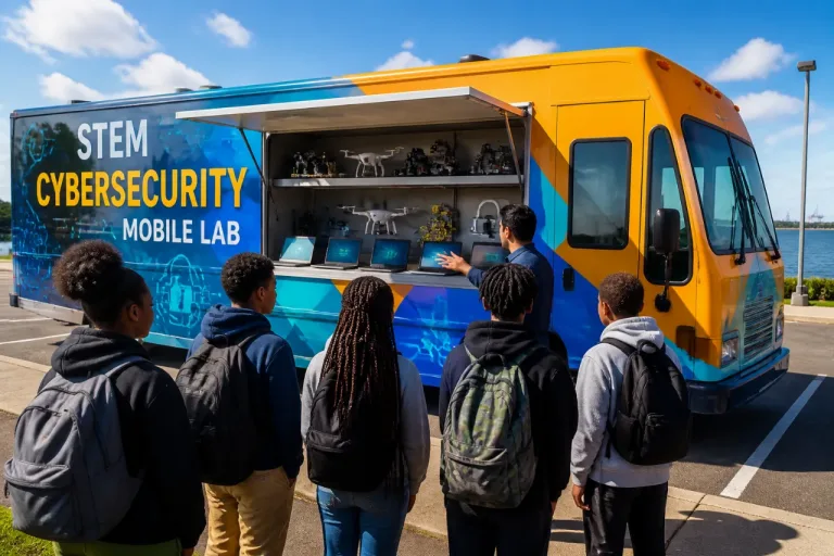 Mobile cyber‑education bus to bring tech lessons to Hampton Roads students after $200K state boost