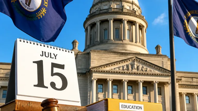 More than 190 new Kentucky laws take effect July 15, touching schools, courts and housing