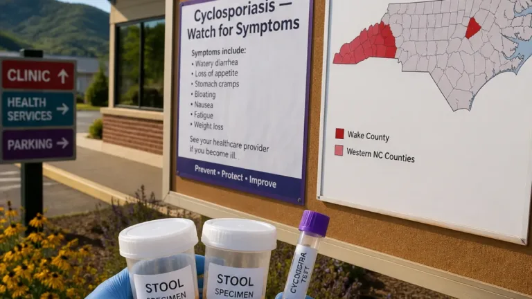 More than 200 cyclosporiasis cases reported across North Carolina amid statewide monitoring
