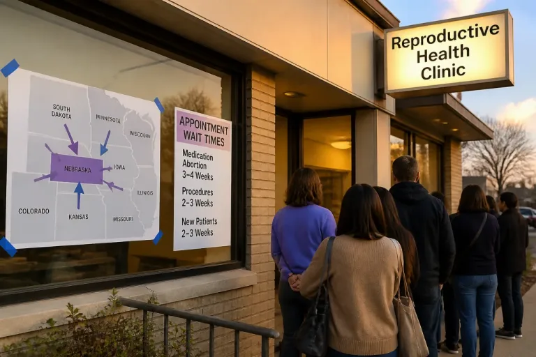 Nebraska sees 7.8% rise in abortions in 2025 as neighboring patient flows reshape care