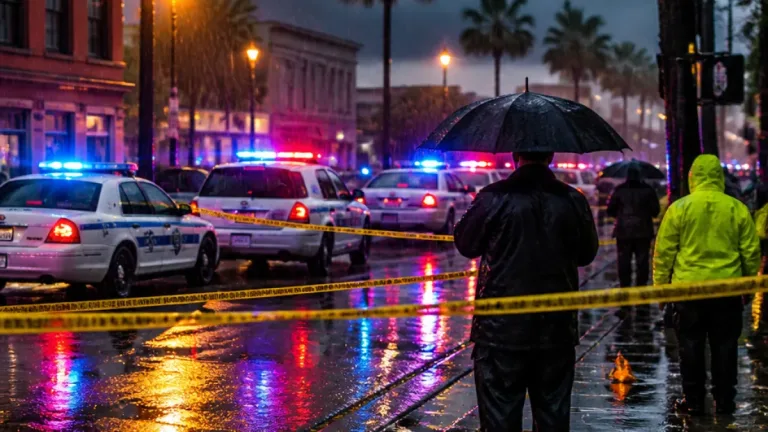 New Orleans police probe Mid‑City homicide as storms move through the area