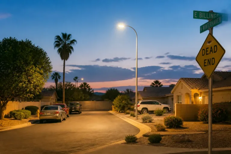 New streetlight calms Mesa block after shooting, neighbors say