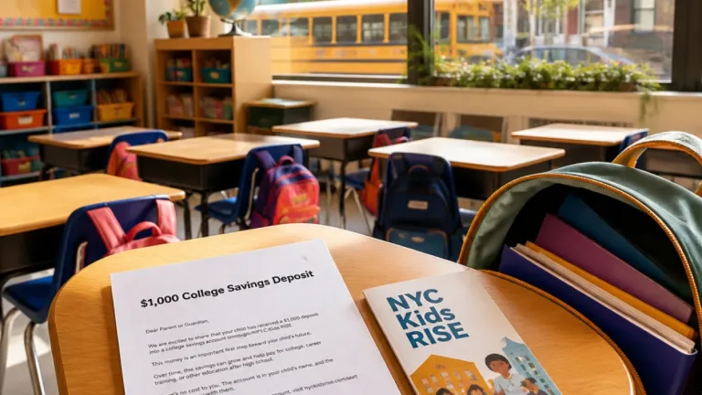 New York City will deposit $1,000 into college accounts for kindergartners under new budget