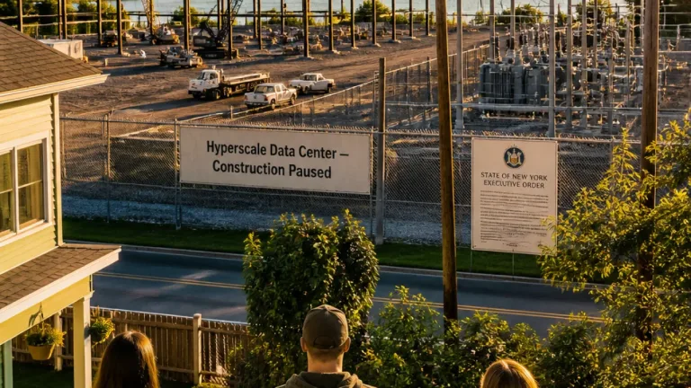 New York institutes one-year moratorium on large AI data centers amid grid concerns