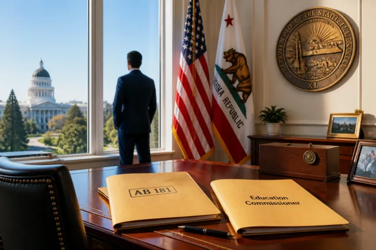 Newsom-backed law shifts day-to-day education control to governor-appointed commissioner