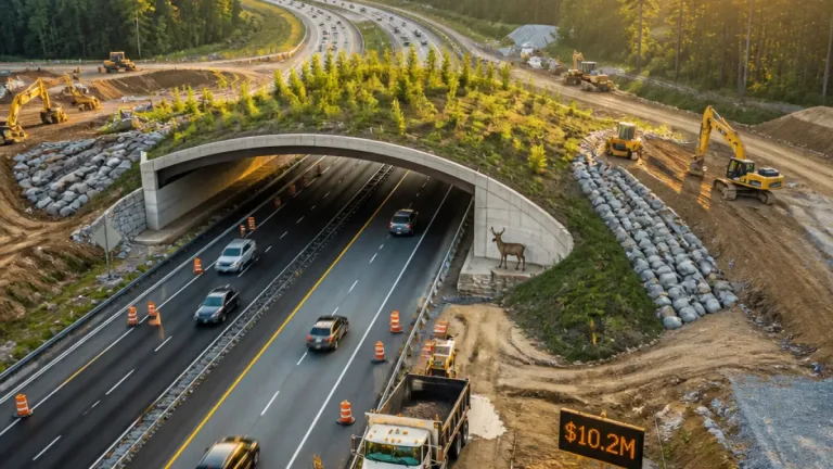 North Carolina budget allocates $10.2M biennially for wildlife crossings to reduce crashes